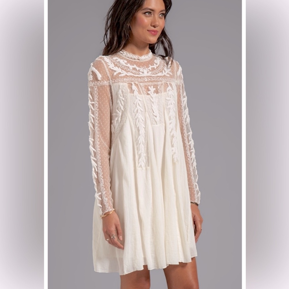 Free people write about love while lace dress S